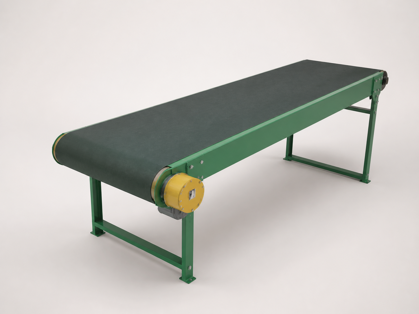 Custom industrial belt conveyor manufactured by Super Engineering India