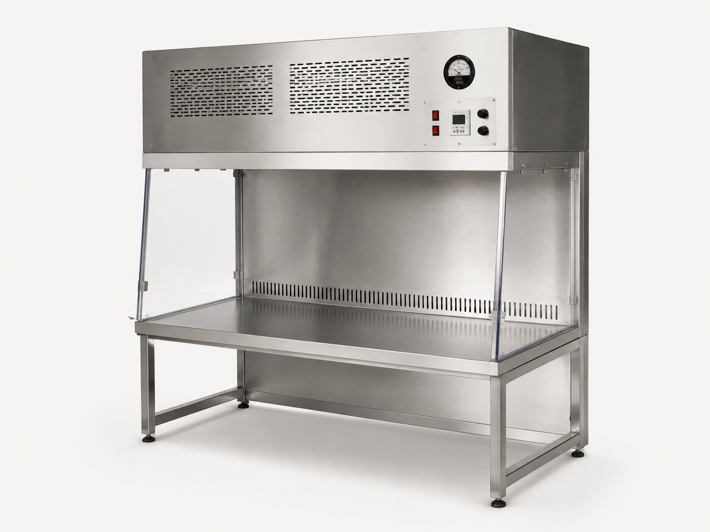 Horizontal laminar air flow workstation